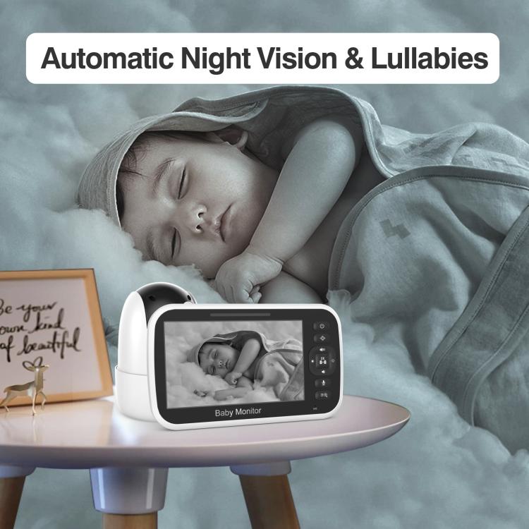 5 inch LCD Screen Auto Night Vision Baby Monitor, US Plug, EU Plug, UK Plug, AU Plug 5 inch LCD Screen Auto Night Vision Baby Monitor, US Plug, EU Plug, UK Plug, AU Plug